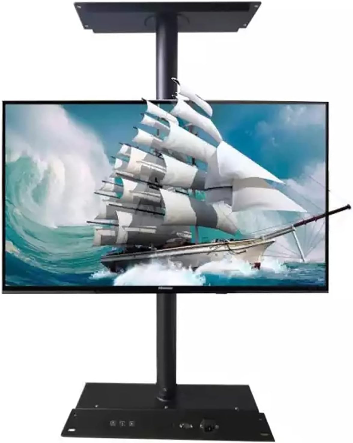 Electric TV Mount, 360°Rotation Partition Rotating Hanger, LCD TV Partition Wall