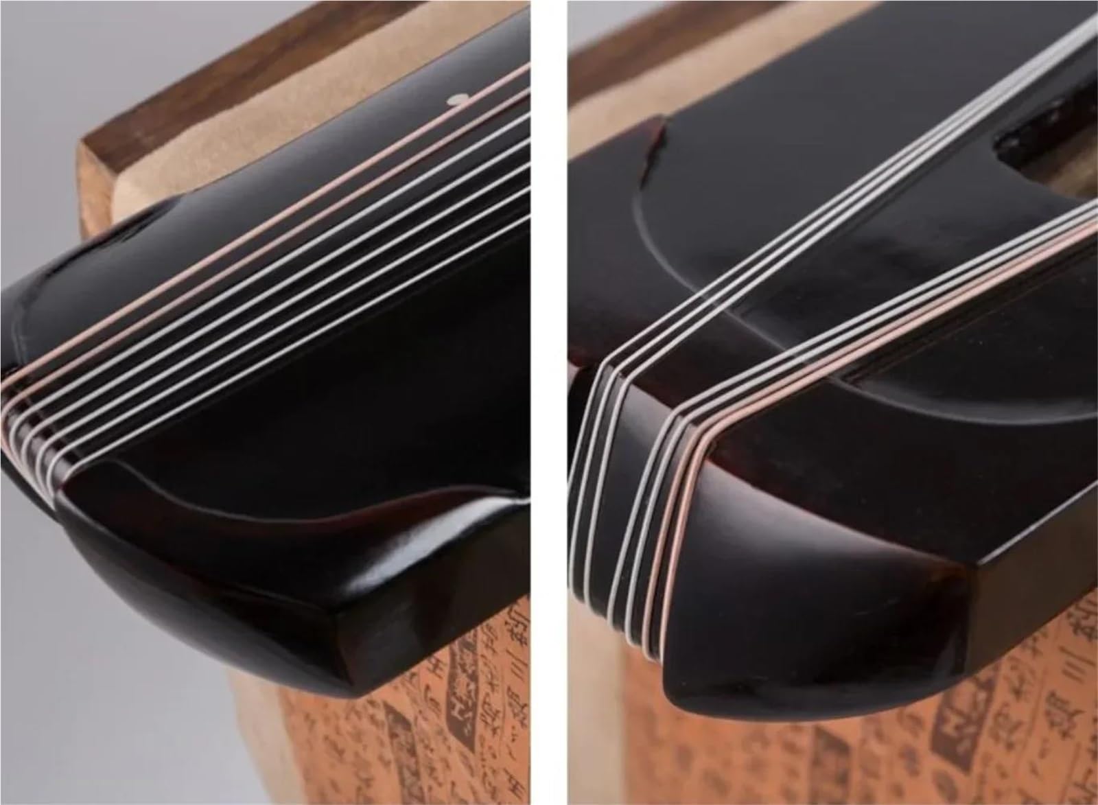Guqin Siete Cítara china de cuerda hecha a mano profesionalmente para principiantes, instrumento de cuerda tradicional