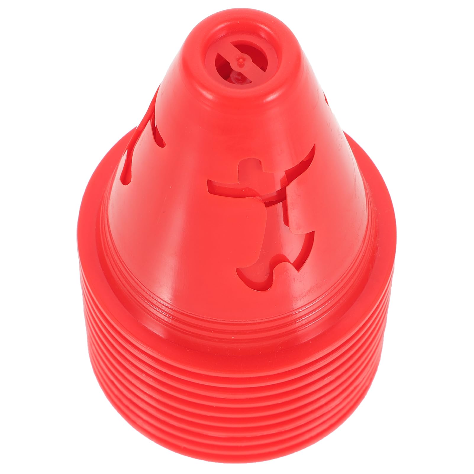 Toyvian 10Pcs Traffic Cones for Sports Training Skating and Soccer Practice Markers Durable Athletic Cones for Youth Exercise for Drills and Obstacle