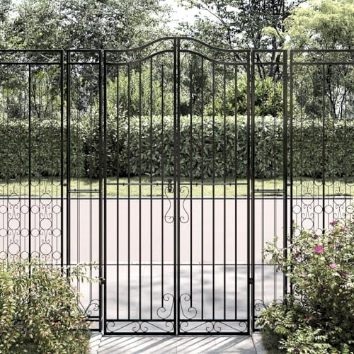 【Sicurezza Integrata】 Dotato di serratura a catenaccio per chiusura sicura, questo cancello per recinzione offre protezione e privacy. Il meccanismo di bloccaggio assicura una chiusura stabile e affidabile per la tua recinzione giardino.