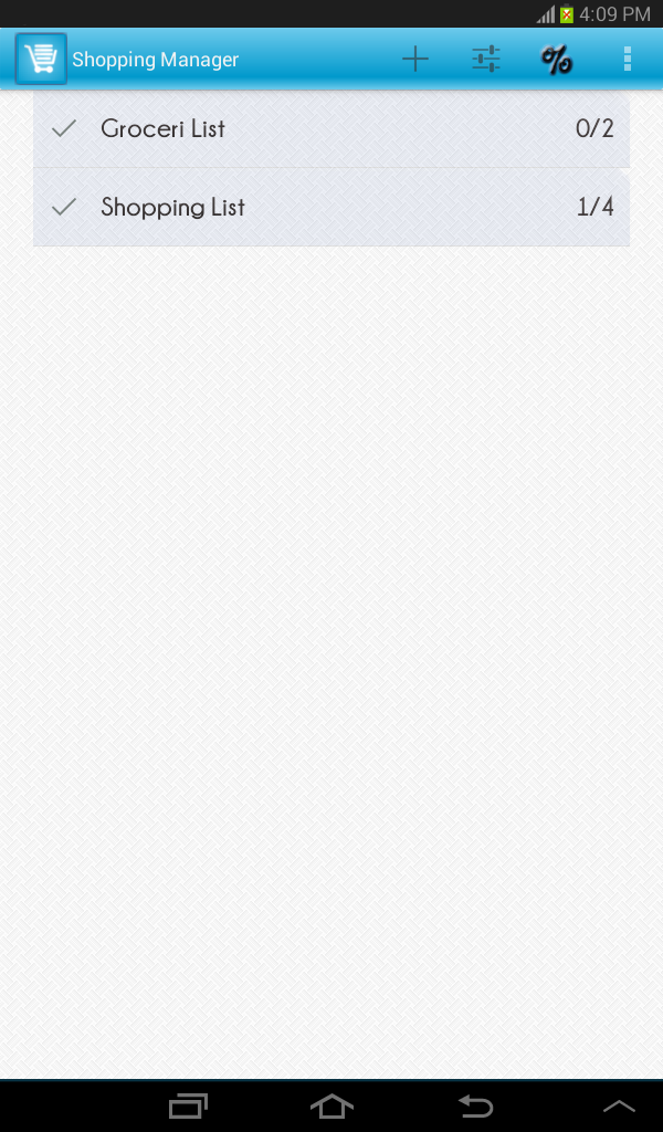 Shopping List Manager App on Amazon Appstore