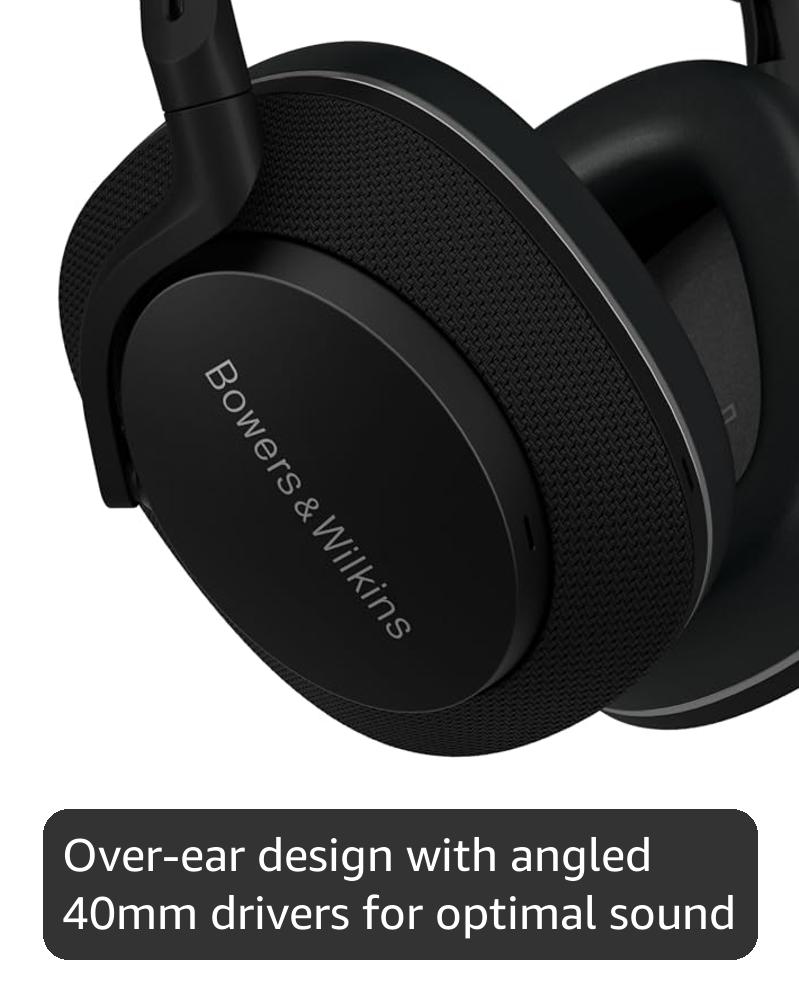 Amazon.com: Bowers & Wilkins Px7 S2e 藍牙耳機耳罩式增強降噪和透明