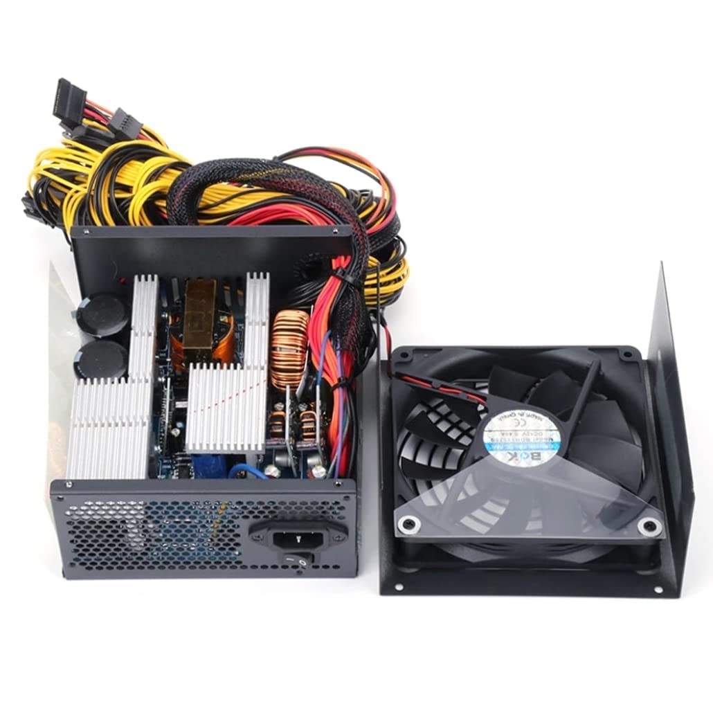 Mining Power Supply Unit 180ALQYQG 240V 1800W 2000W Support 8 GPU BTC Ethereum Miner PSU,Used to Provide Power