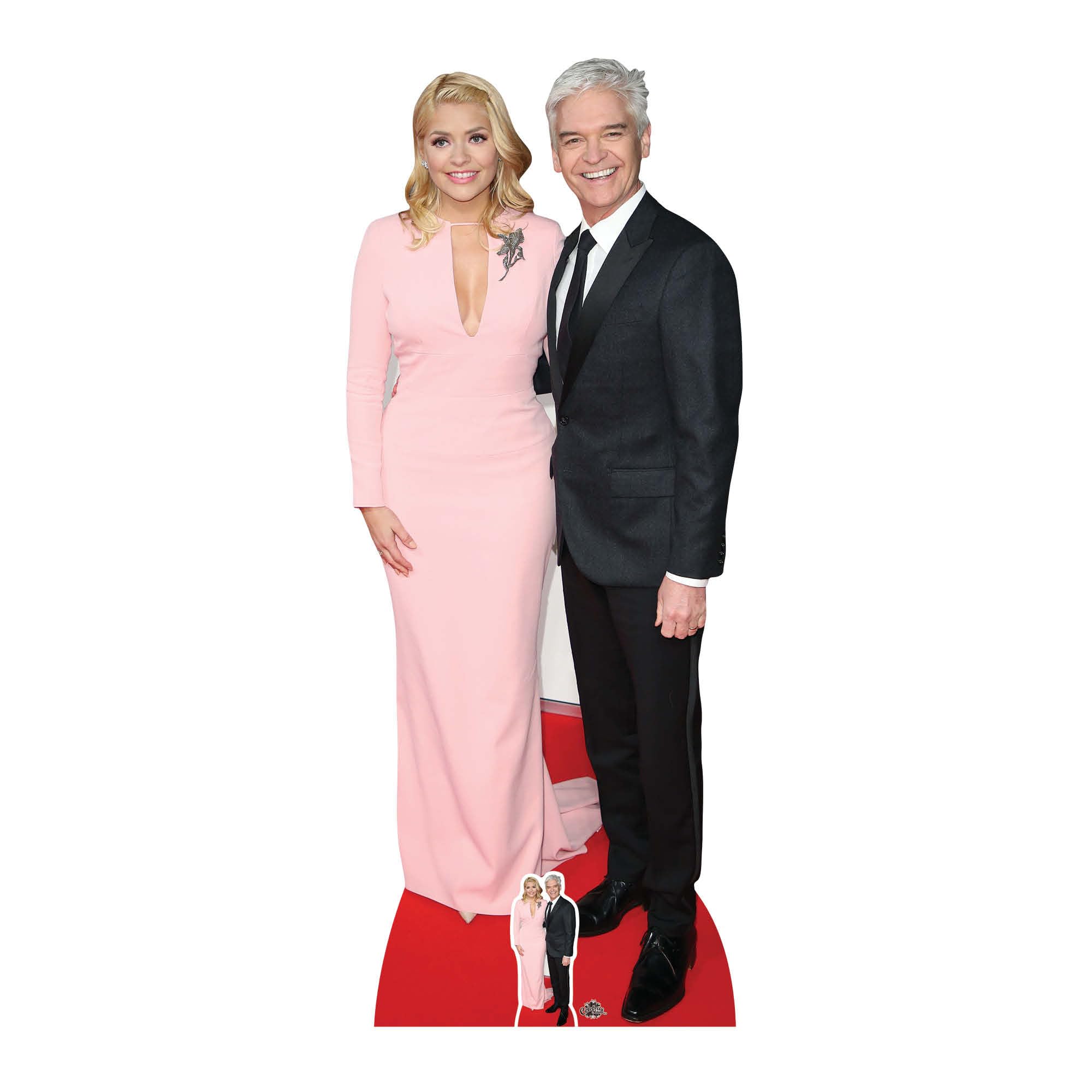 Holly Willoughby and Phillip Schofield  Lifesize and FREE Mini Cardboard Cutout