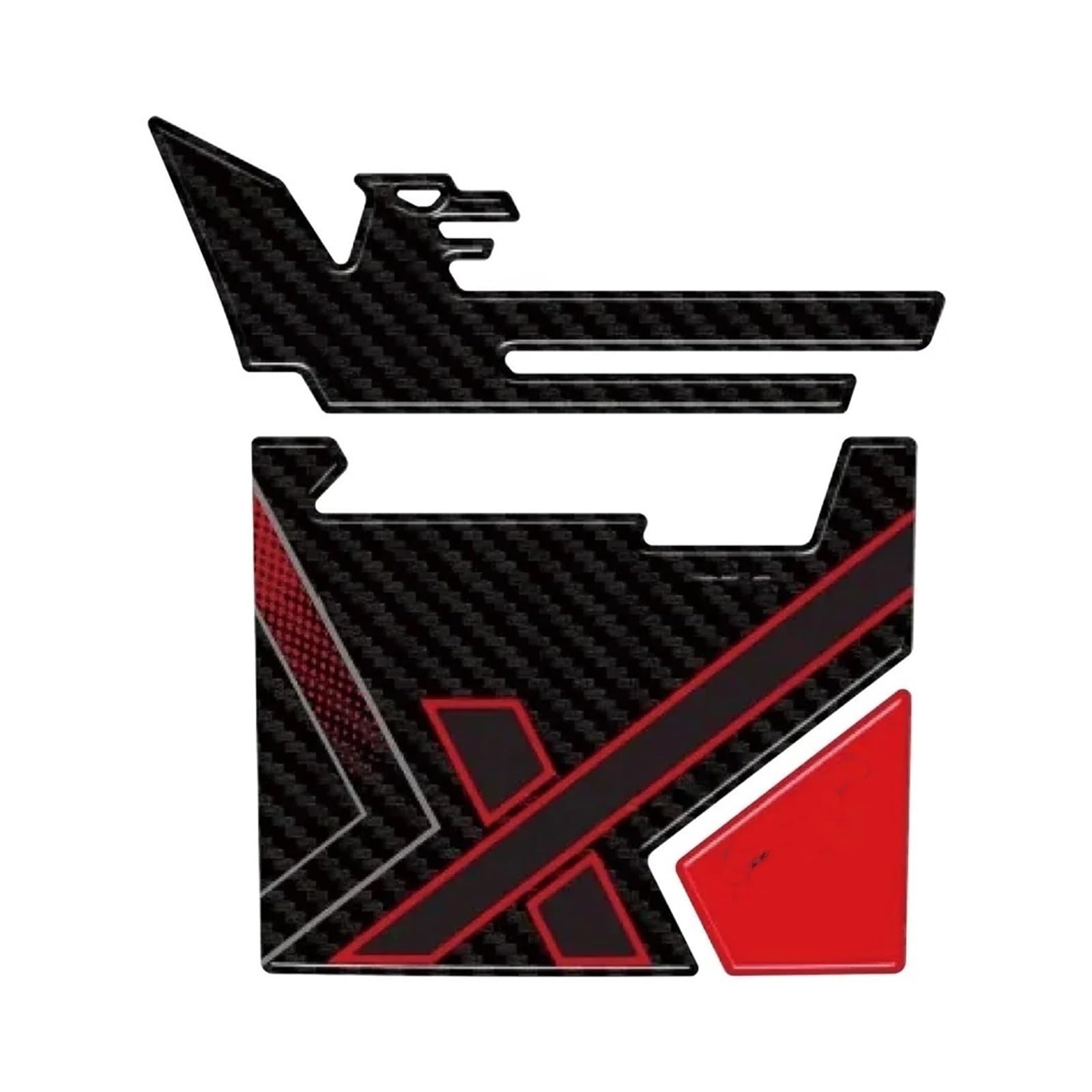 Pljgdvbx One Color Motorcycle Gas Tank Sticker For X-Cape 700 2025 Motorcycle Tank Pad Protective Stickers General Purpose Replacement Kit Generic Universal Accessories