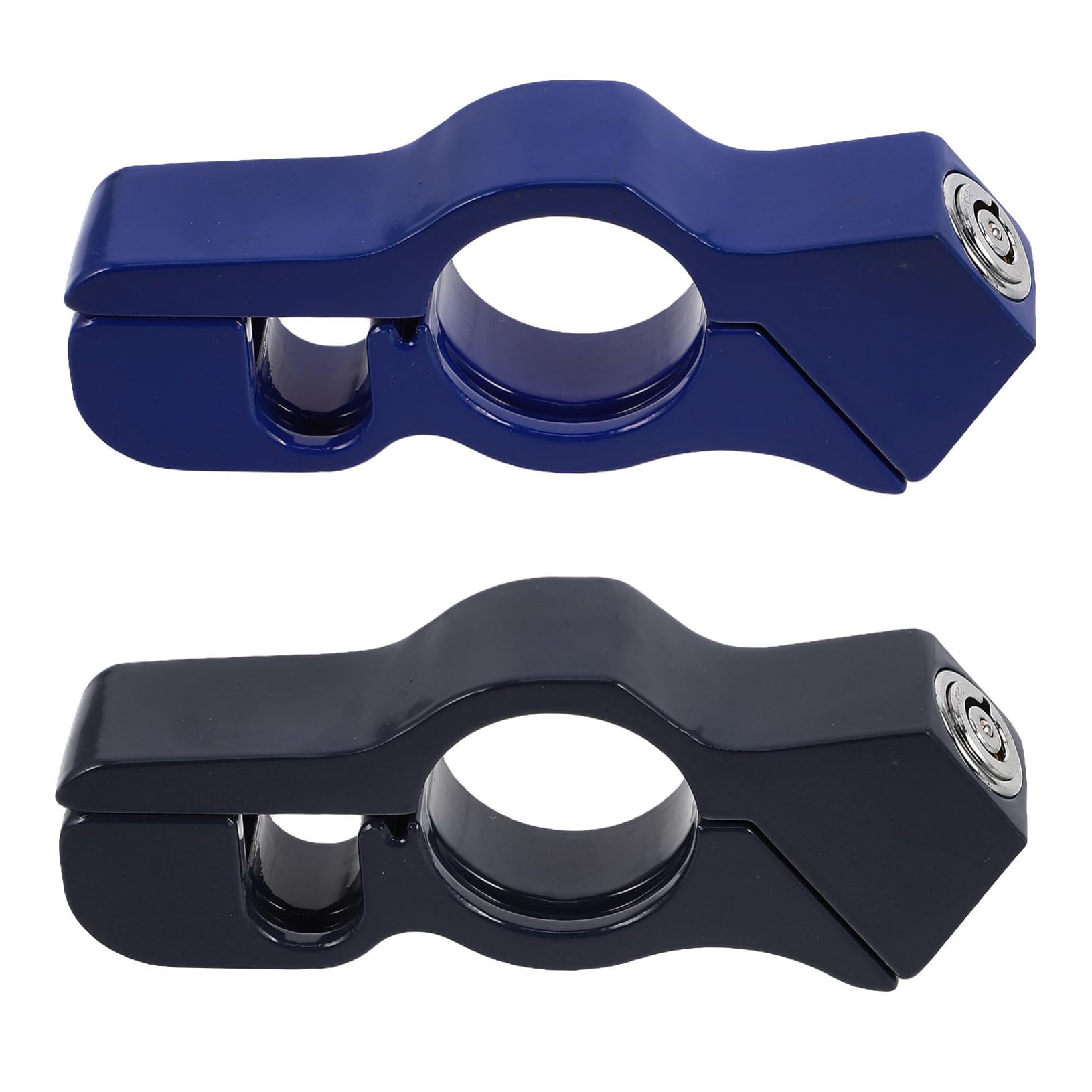 Antivol de Guidon pour Moto 2 Pcs en Alliage D’Aluminium