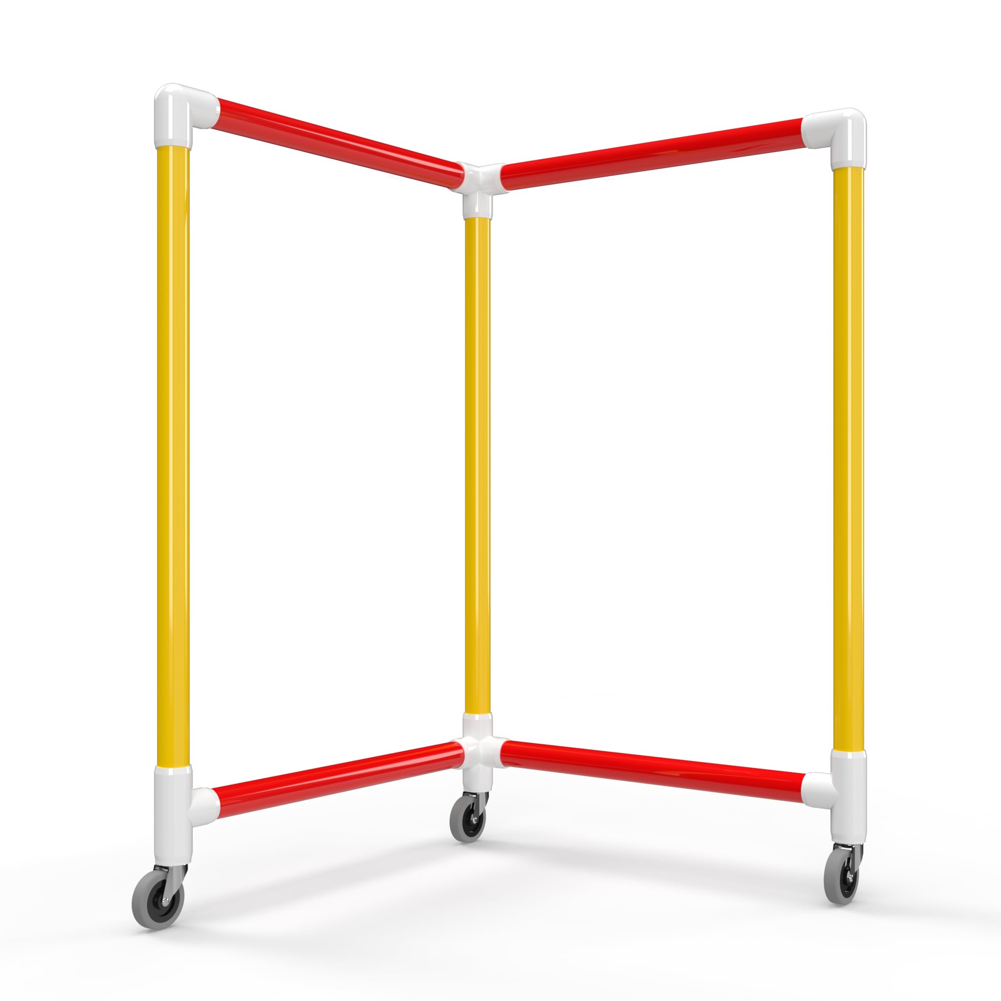 SkateRanger XL - Tall Adult and Teen Size Roller Skate Trainer, Yellow/Red