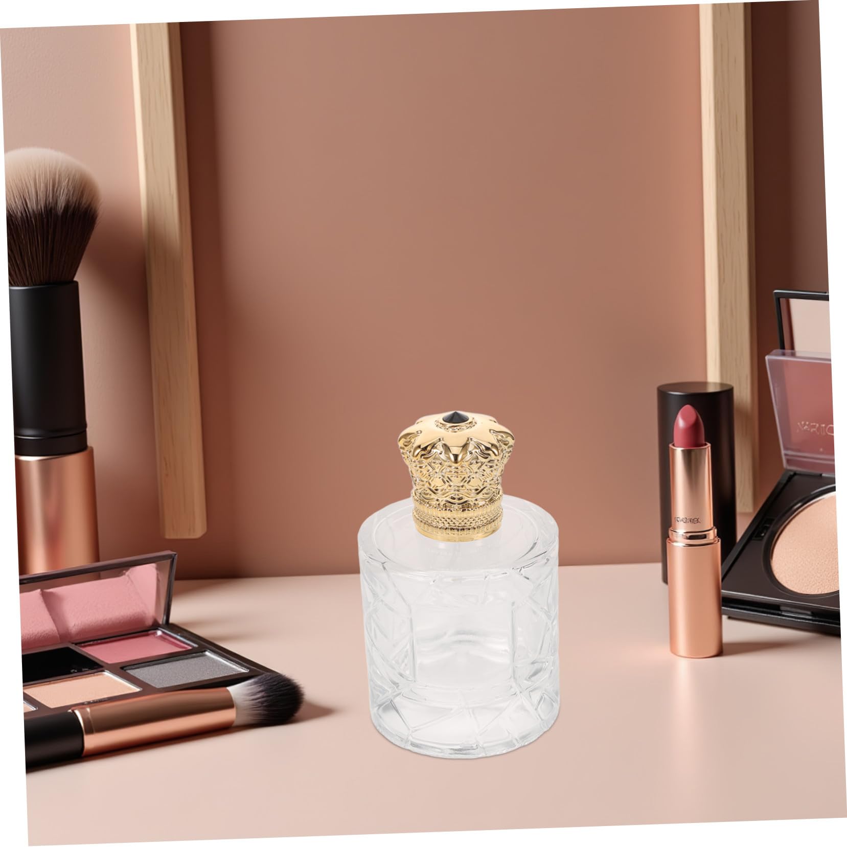 FRCOLOR Boccetta Profumo Ricaricabile 100ml in Vetro Trasparente 3 Pezzi | Atomizzatore da Viaggio, Flaconi Vuoti per Fragranze e Cosmetici, Uso Quotidiano e Make-up