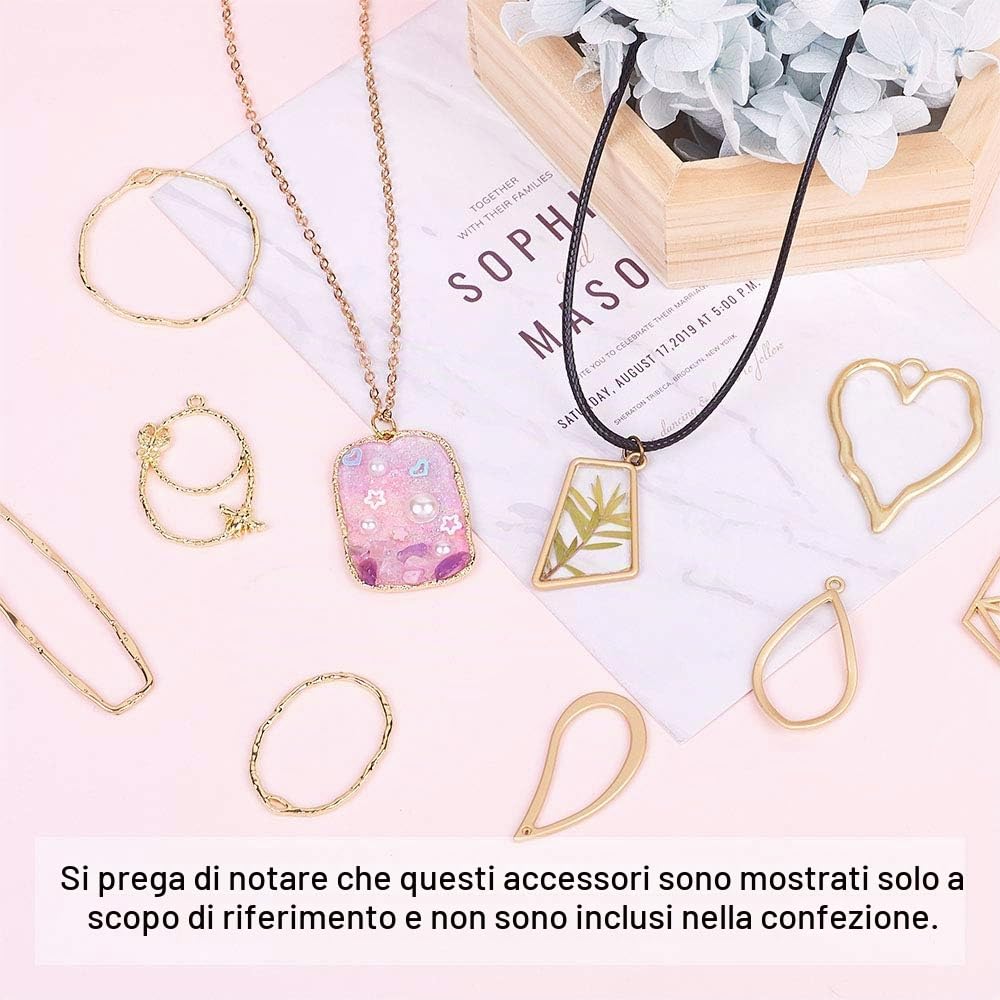 FASHEWELRY Pendenti a lunetta aperta