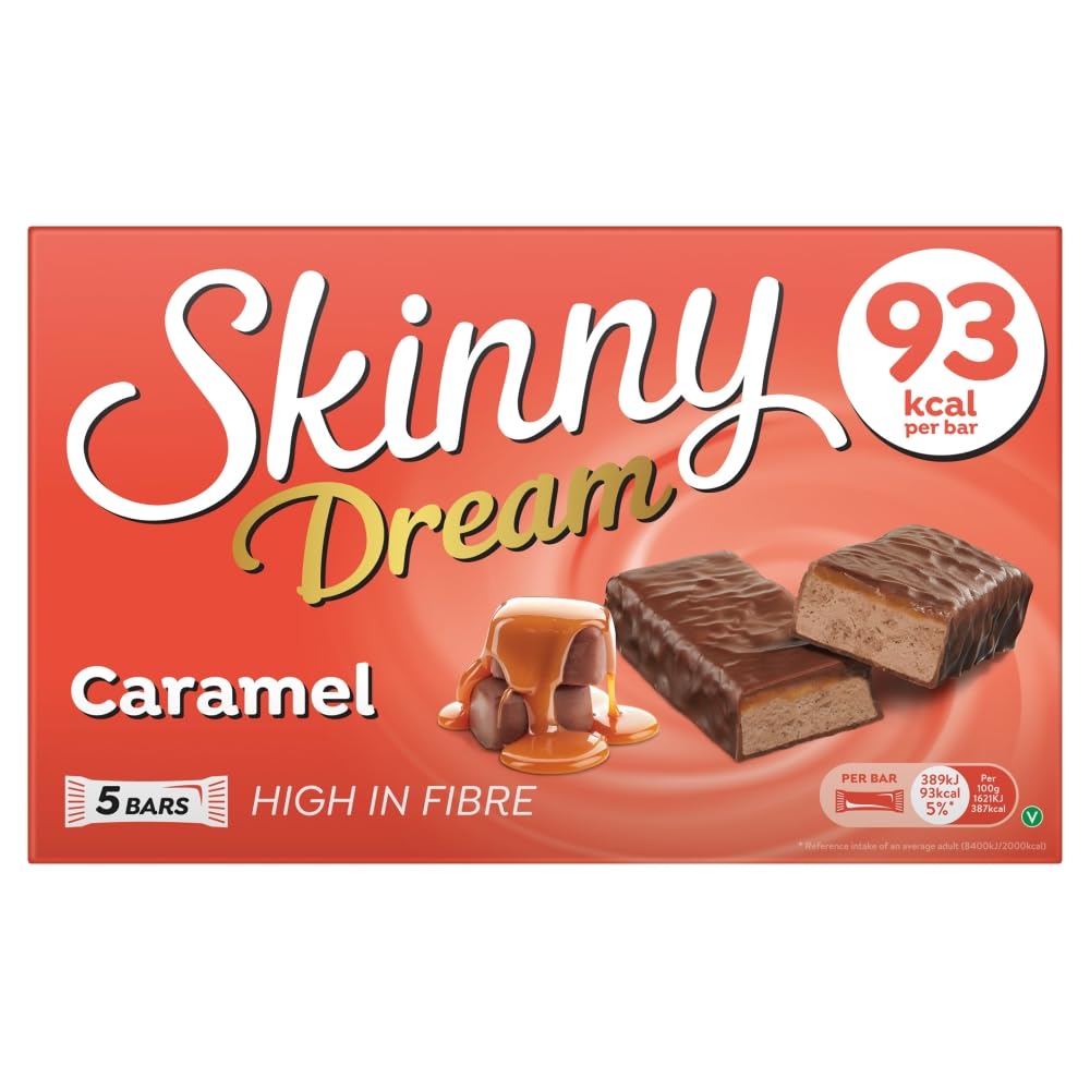 Skinny Dream Chocolate Caramel 5 Bars 120g