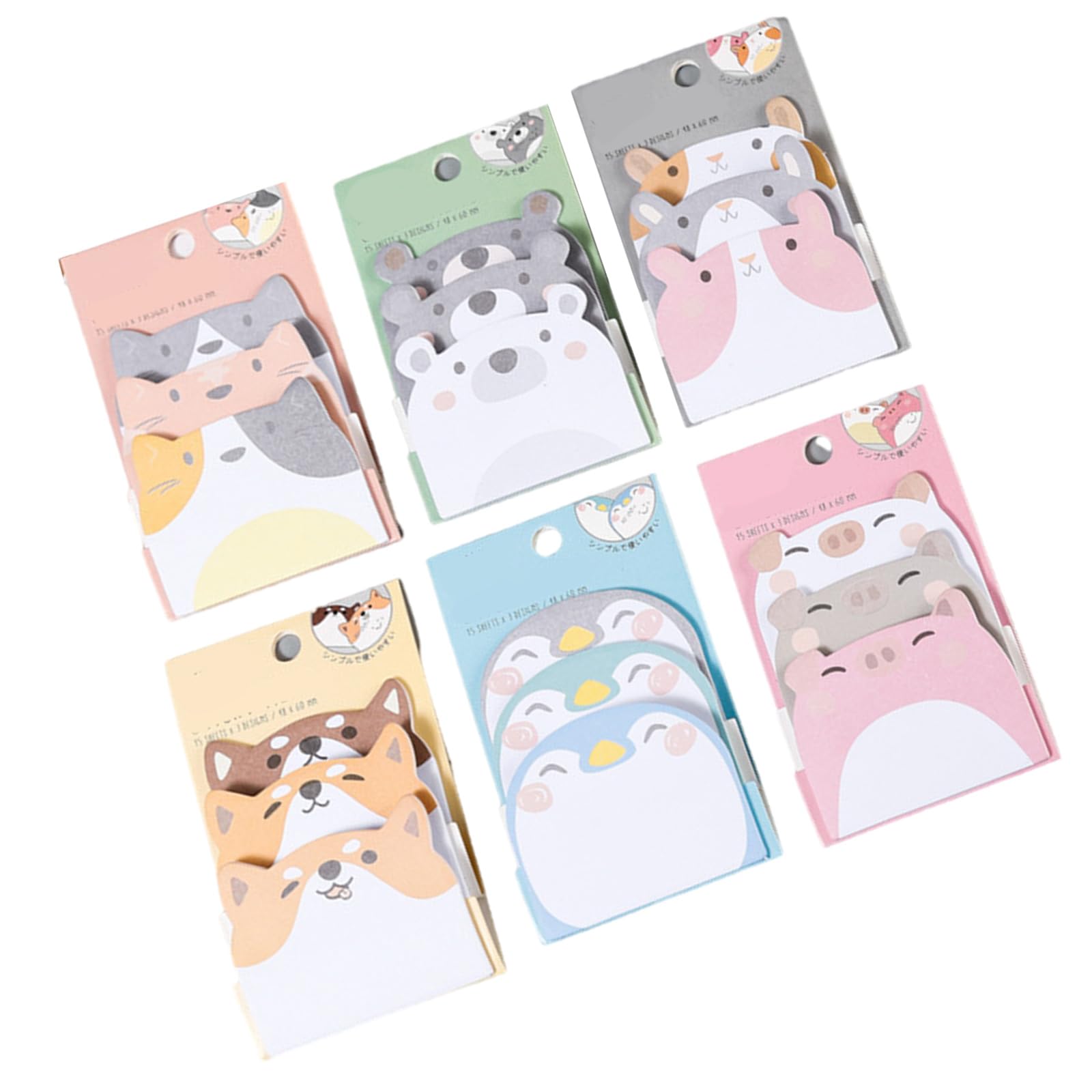 270 Sheets Paper Adheive Notes Pad Pocket Notepads Pocket Memo Pad for Writing Journaling Noting 18x60mm