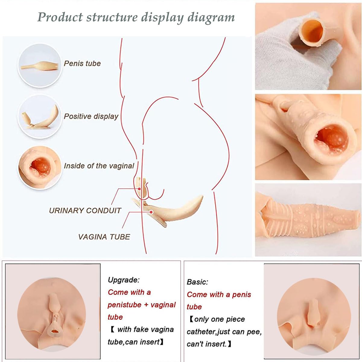 LXURY Silicone Panties Hip Enhancer Shapewear Fake Butt LXURY Silicone Panties Hip Enhancer Shapewear Fake Butt