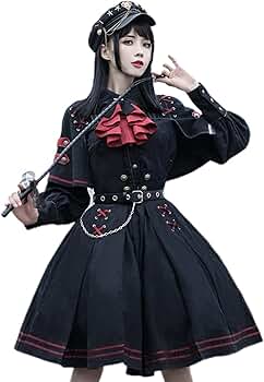 lolita オリジナル 洋服 軍ロリータ ワンピース  Mサイズ　L21＃ 61NCm3hxx9L._AC_SY350_QL65_.jpg