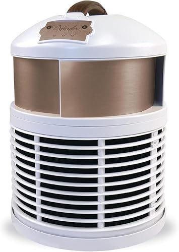 Filter Queen Defender - Purificador de aire, blanco, 3 veces HEPA, aprobado por la FDA, purificador de aire para el hogar, habitaciones grandes,