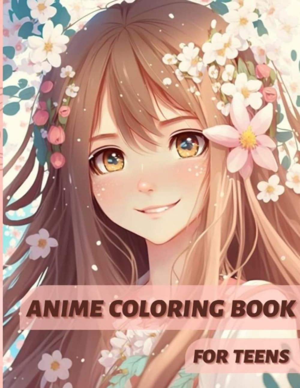 Cute Anime Girls Coloring Book
