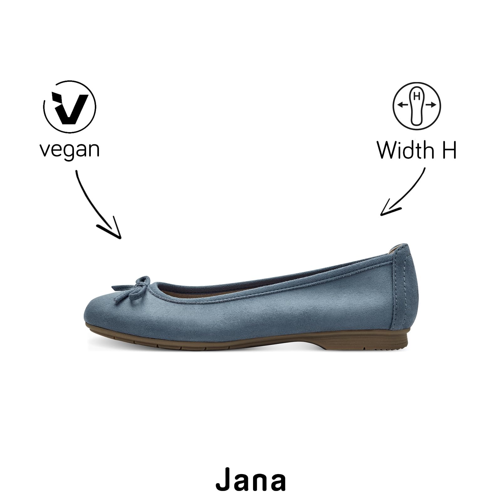 Jana Kobiety 8-22164-41Balerinki
