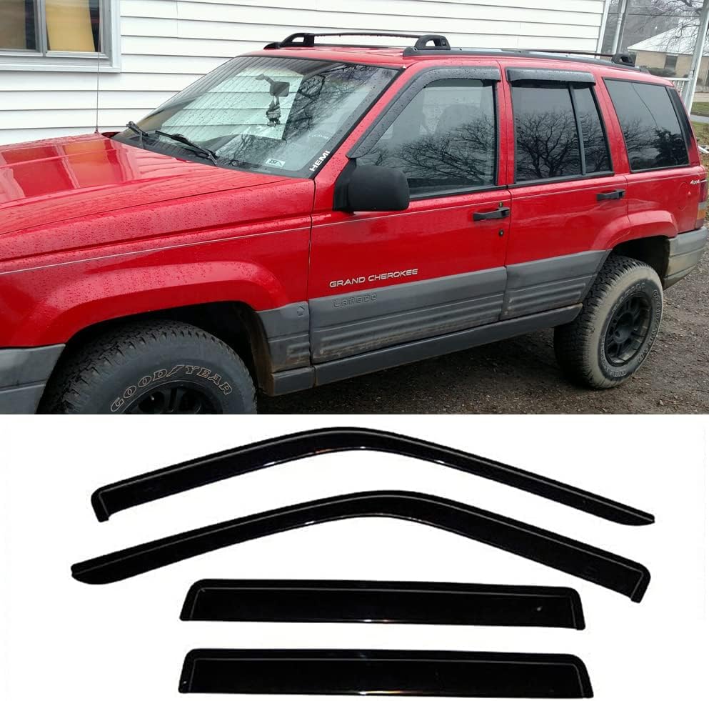 Kucaruce Side Window Visor Vent Deflector,Outside Mount