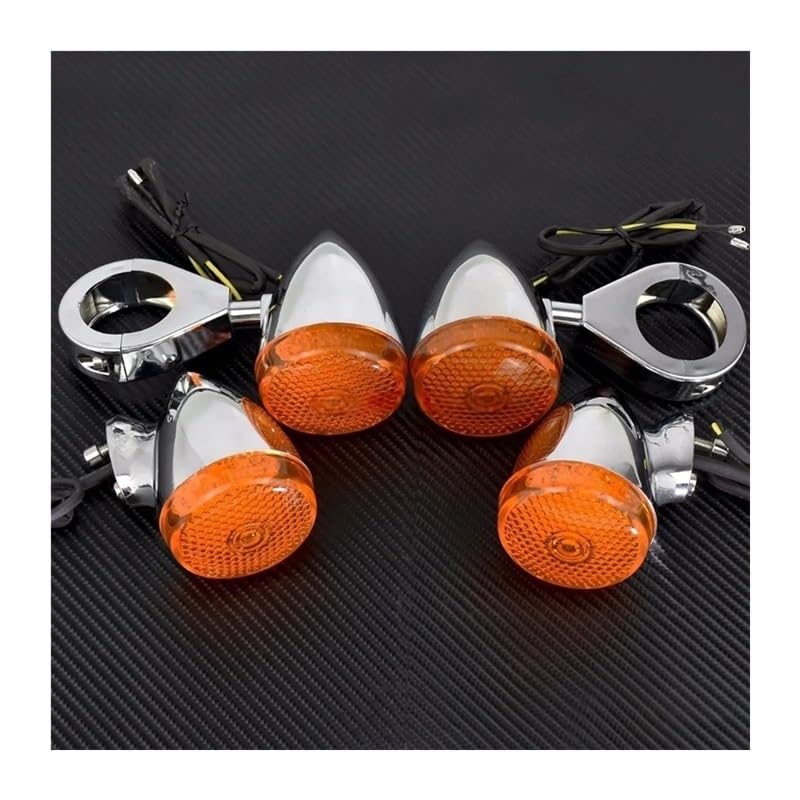Clignotants à pince 41mm pour moto Sportster XL883 1200 et Dyna
