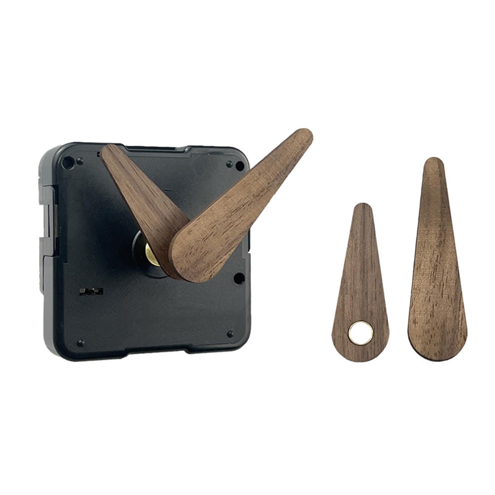 Kalttoy Quiet Running Wall Clock Movement Mechanism with Wood Hands Perfect for Clock Makers Movement Replacement Wall Mechanism