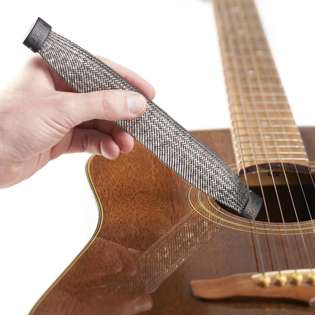 Vertigo Guitar Humidifier System (1 Pack) - Enormous 90ml capacity. Leak Free. Powerful humidification. Lasts even longer. Drying cloth & hydration box included. Made in the USA by Prolix Music