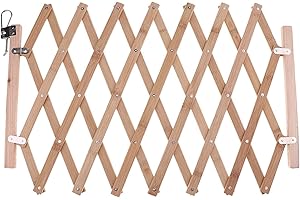 Folding Scissor Gate for Pets - Secure Indoor or Outdoor Pet Barrier