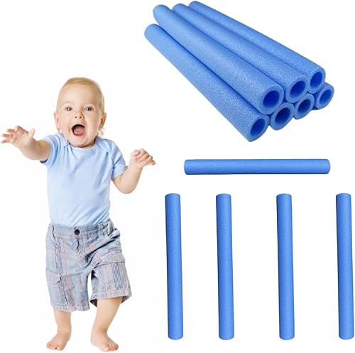 16inch Mini Trampoline Pole Foam Sleeves 12pcs Waterproof Trampoline Net Splicing Tube Protective Poles Replacement Protection Poles Cover Set for