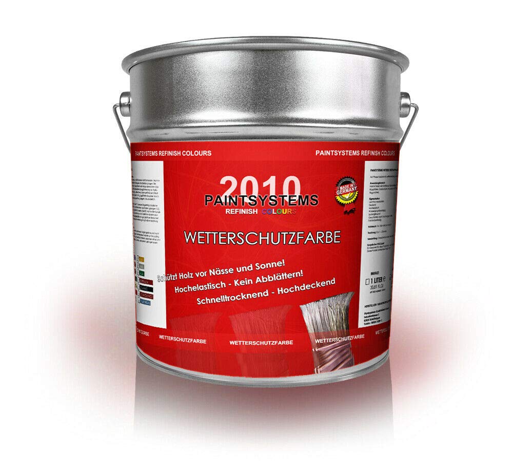 Wetterschutzfarbe 4,0 L Schwedenrot NEUWARE