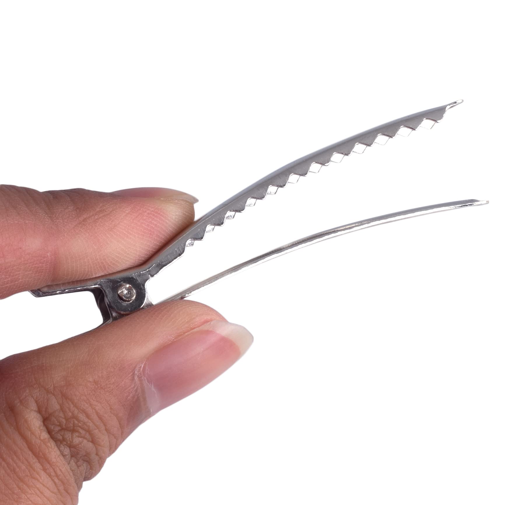 Amazon.com : Super Z Outlet 4.5cm Silver Alligator Teeth Prongs