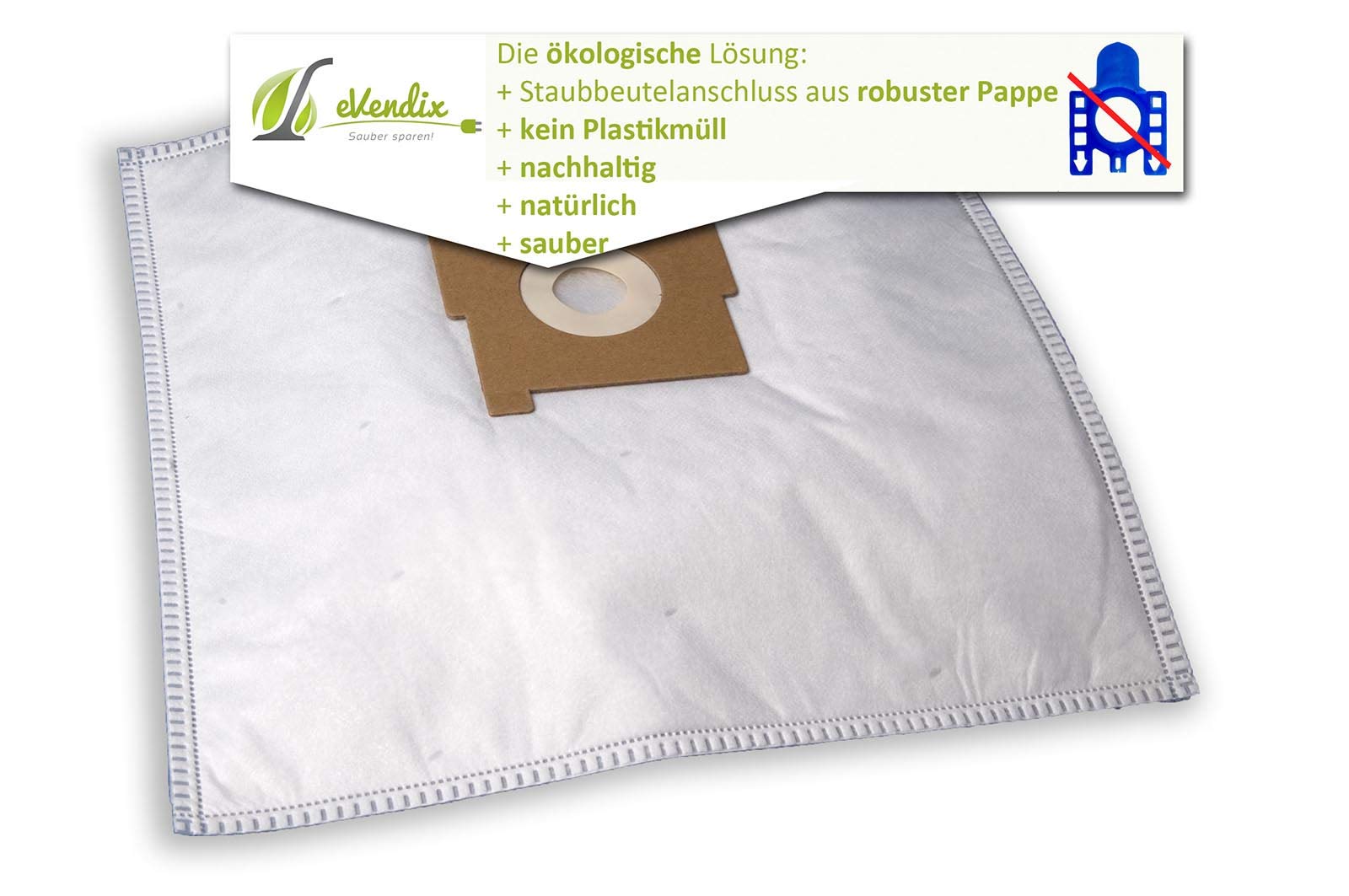 10 Sacchetti Per Aspirapolvere Hanseatic Premium Line + 2 Microfiltri + 2 Filtri Motore - 4