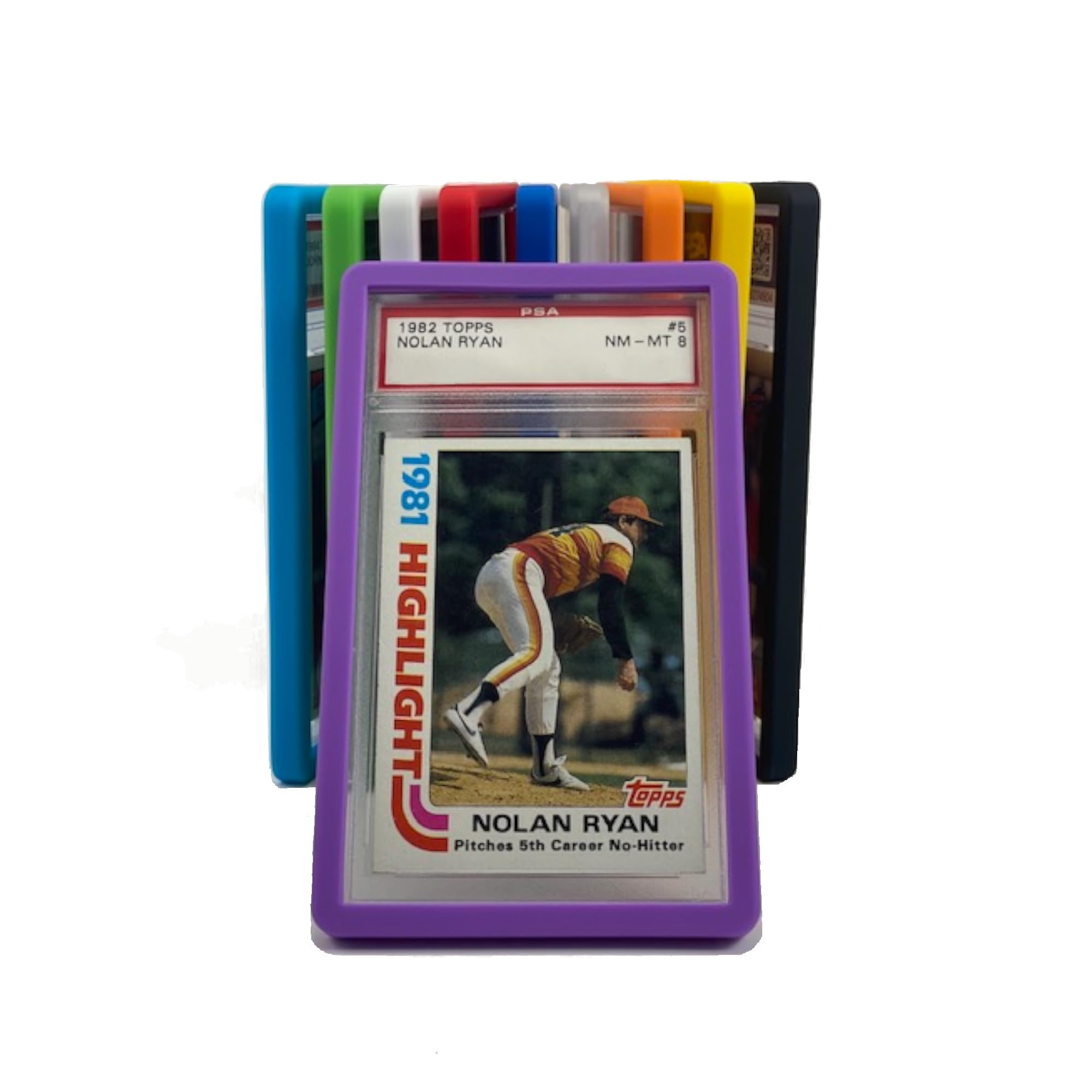 ProGuard Cards PSA Slab Guard for Standard Graded PSA Slabs 10 Colors | Exact Fit Snap Tight Protection | Shock Absorption | Matte Finish (Purple)