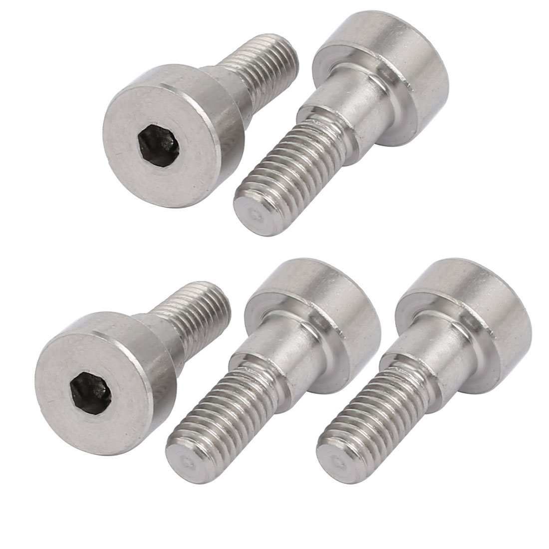 Lot De 5 Vis à épaule M5 - Inox A2-70, 6mm épaule, 5mm Long épaule, Uxcell