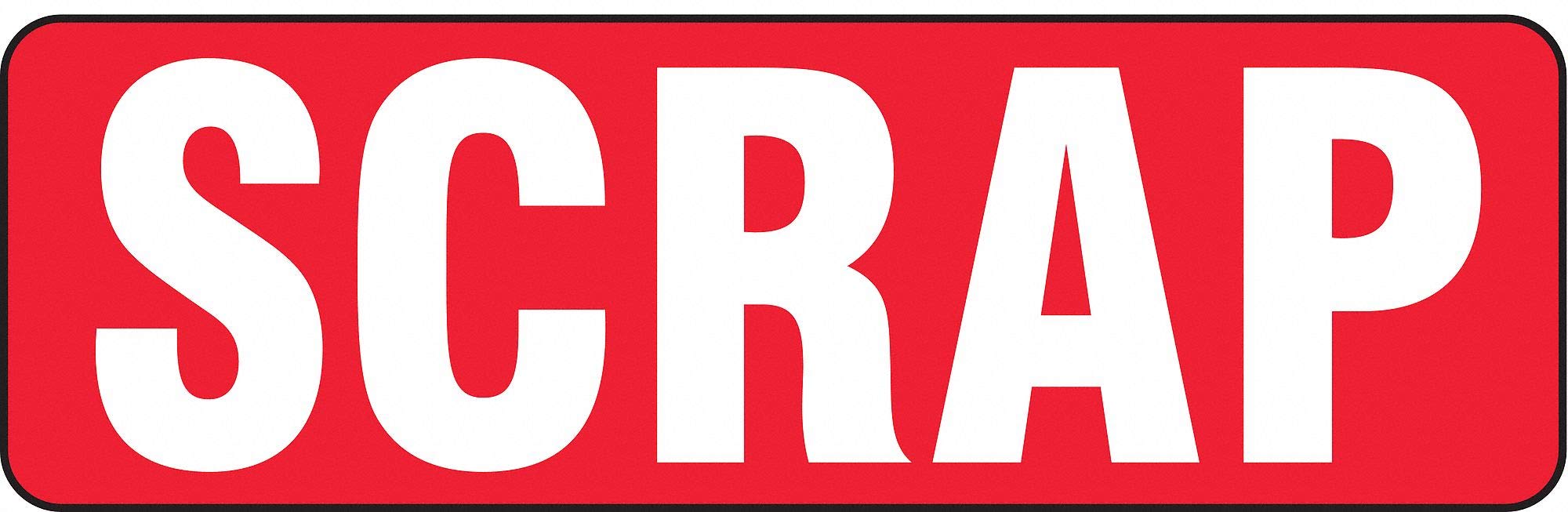 Harris Industries Label, 7/8 In. H, 2-7/8 In. W, PK500 - LB132319