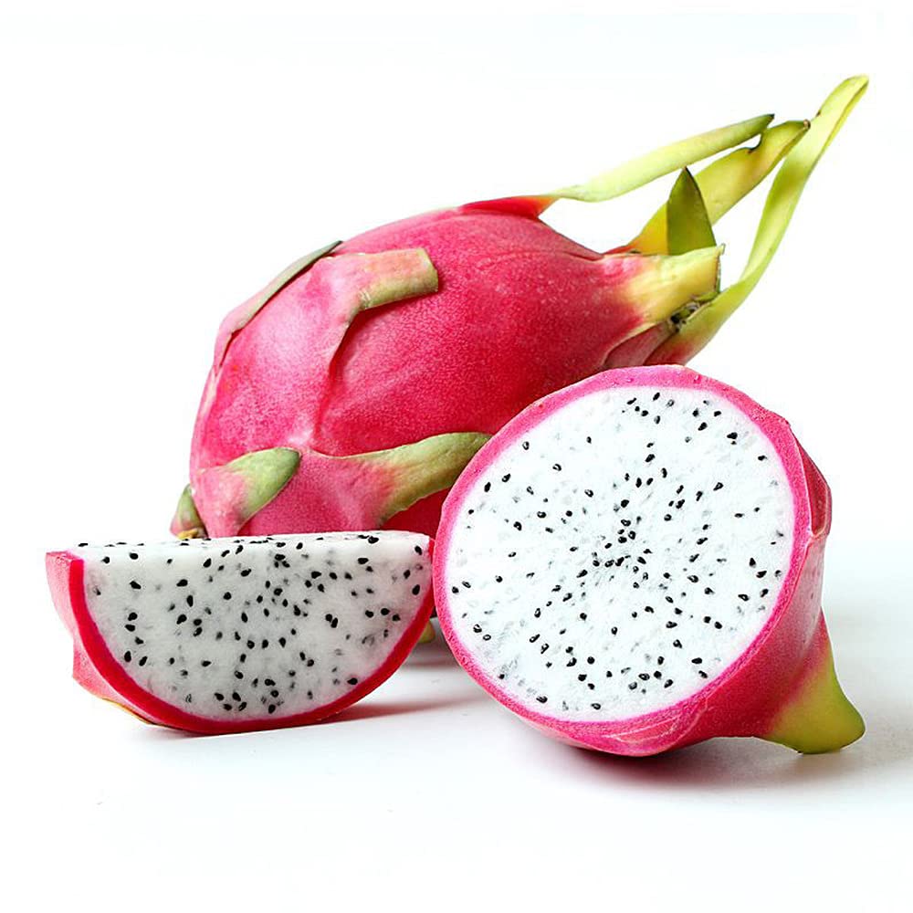 30 Pcs Pitaya Heirloom Seeds They Get Named for Their Look Like an Angry Red Fireball Ball and are Loved by Everyone