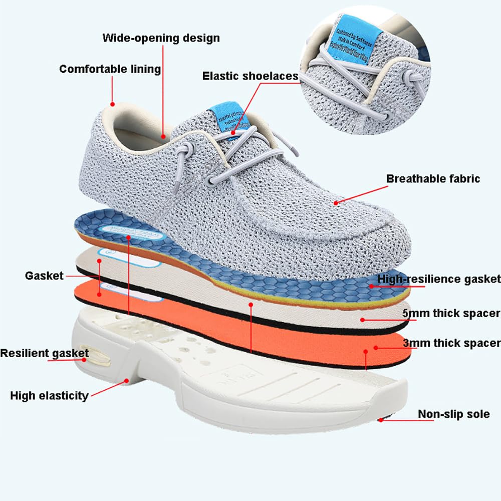 Diabetiker Schuhe Sommer Walkingschuhe Herren Damen Gesundheitsschuhe Extra Weit Orthopädische Schuhe Sneakers Sandalen Verbandschuh Ultraleicht Gesundheitsschuhe Für Senioren Füße