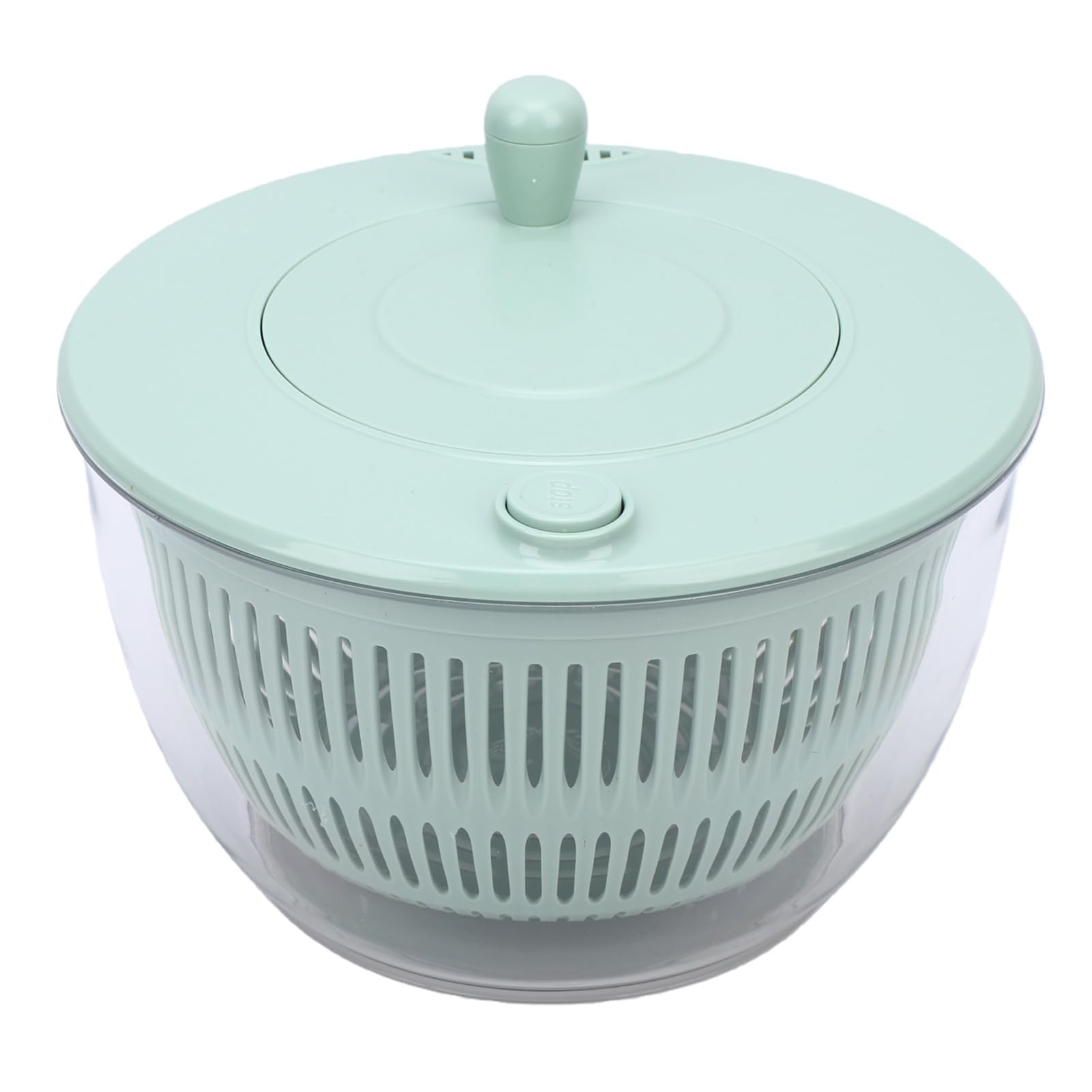 Pssopp Ralladores de Acero Inoxidable 3 en 1 Frutas Lechuga Spinner Extraíble Lavado de Verduras Secadora para Verduras Hierbas Pasta Bayas Cocina Ensalada Grande Spinner, Ensalada Grande (GREEN)