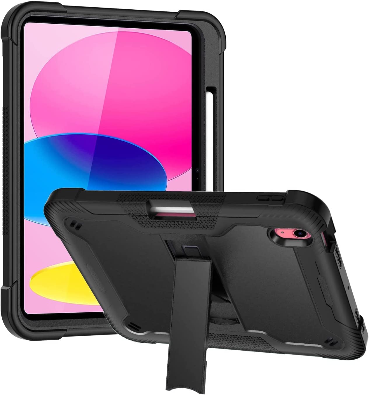 Robustrion Kickstand Stand Case Cover with Pencil Holder for Apple iPad 10th Generation Cover 10.9 inch (B0BLH7MR1T) Amazon Price History, Amazon Price Tracker