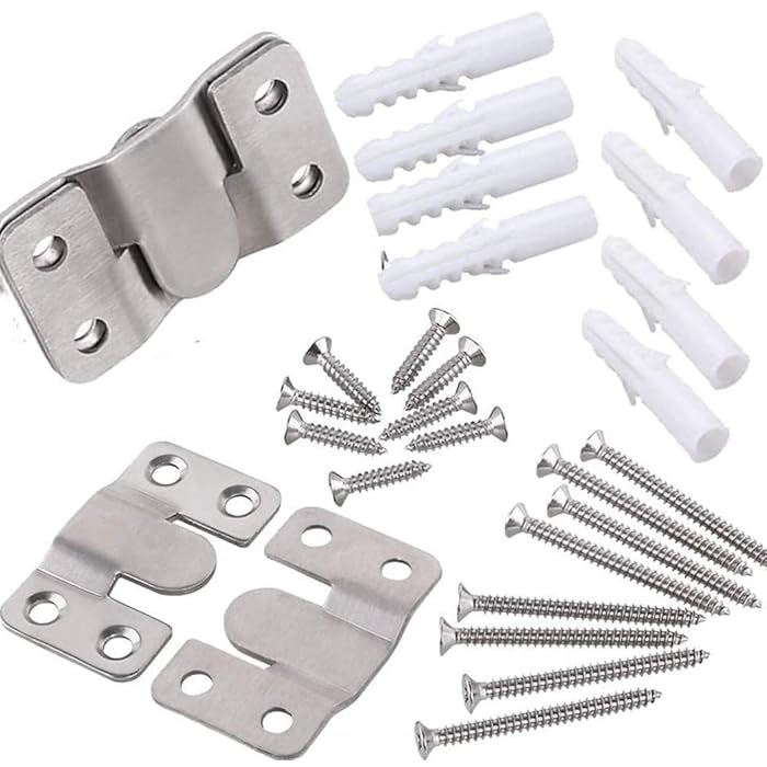 Buy Millie 2 Sets Flush Mount Bracket Furniture Flush Moun Bracket