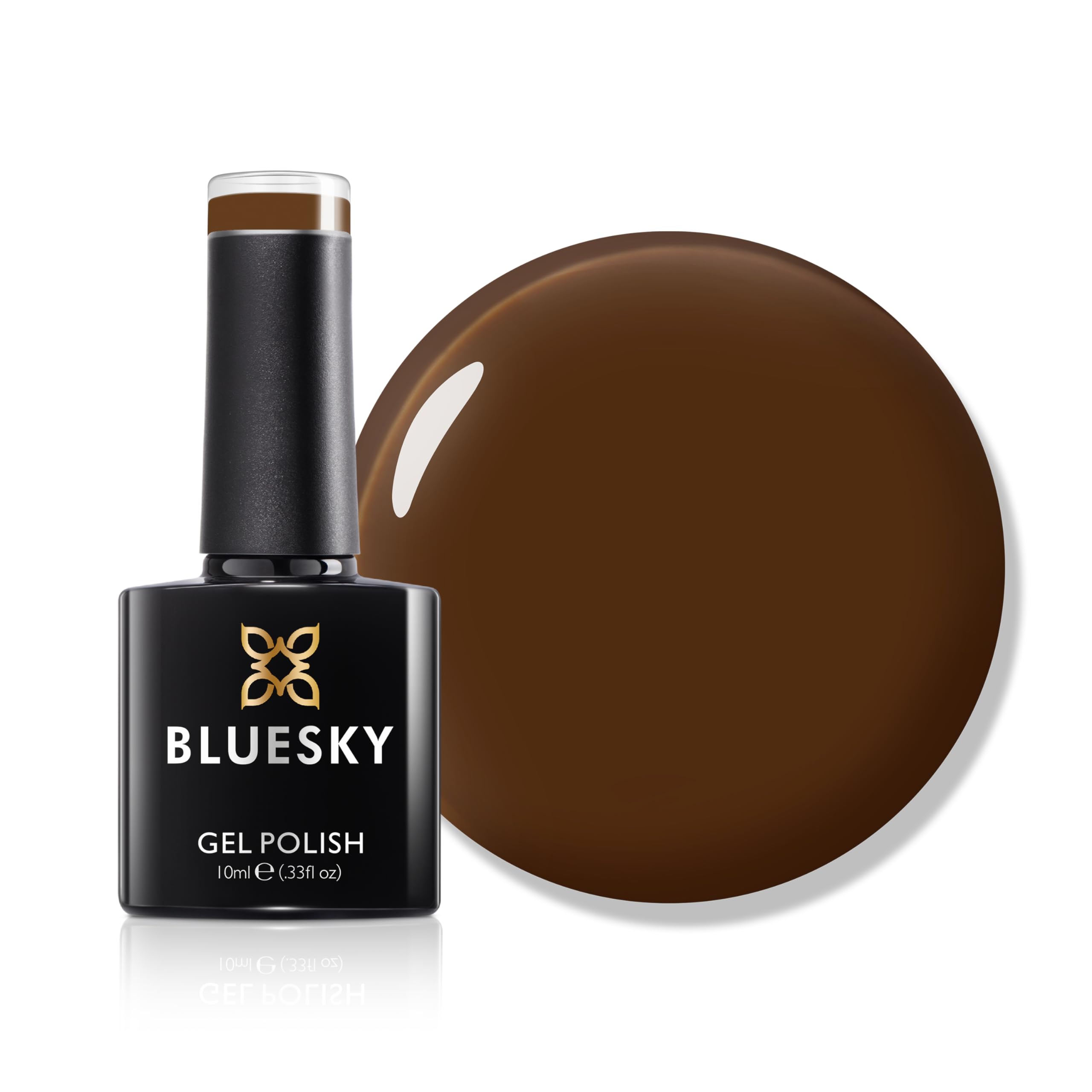 Bluesky AW2314 żelowy lakier do paznokci, 10 ml, kolor brązowy Soak-Off do manicure 21 dni, profesjonalny, salon i do użytku domowego, wymaga utwardzania pod lampą UV/LED