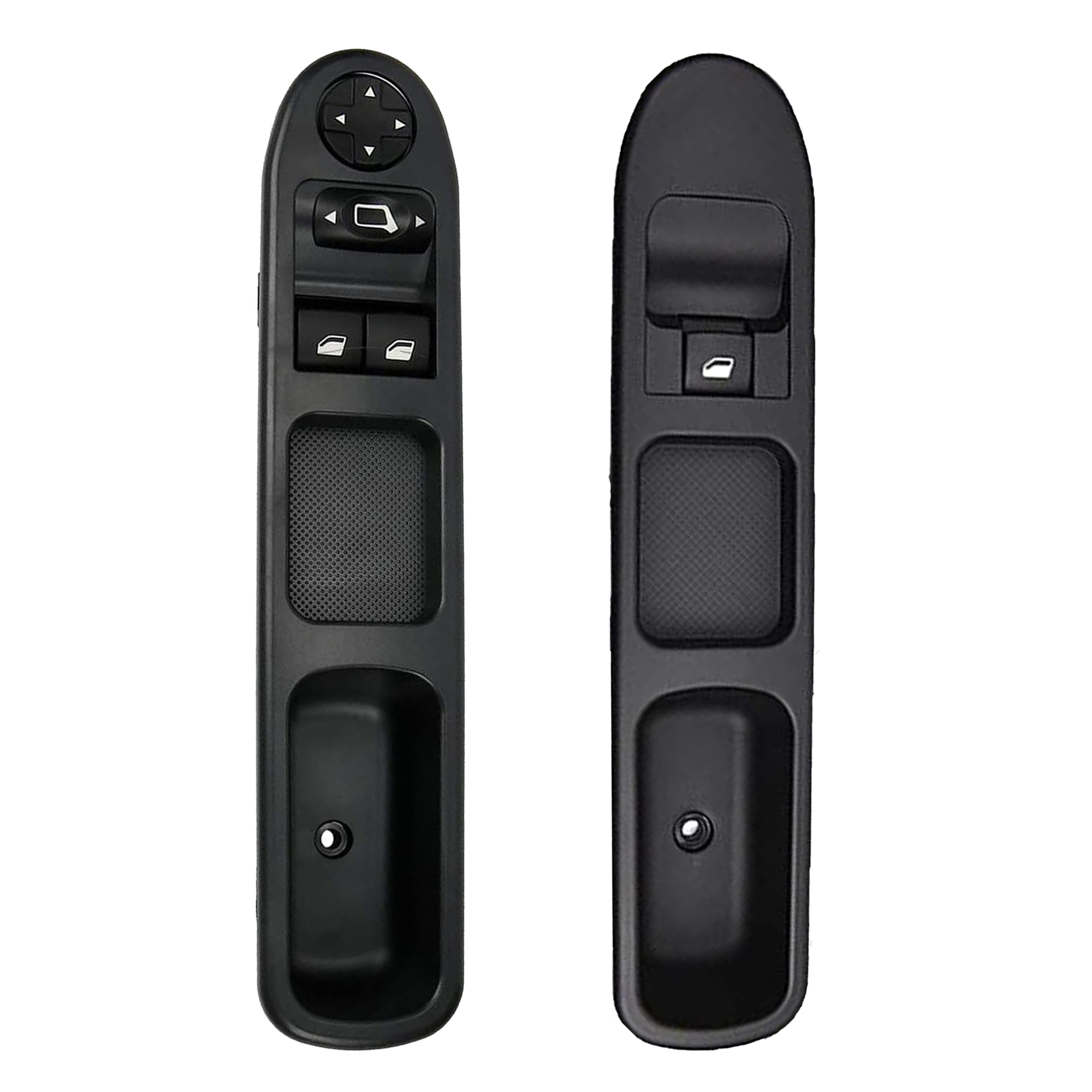 (Lot de 2) Bouton Platine de Lève-Vitre Avant Gauche ET Avant Droit compatible avec 207 BERLINE SW - 6554QL 6490HQ 6554HJ 6554QA
