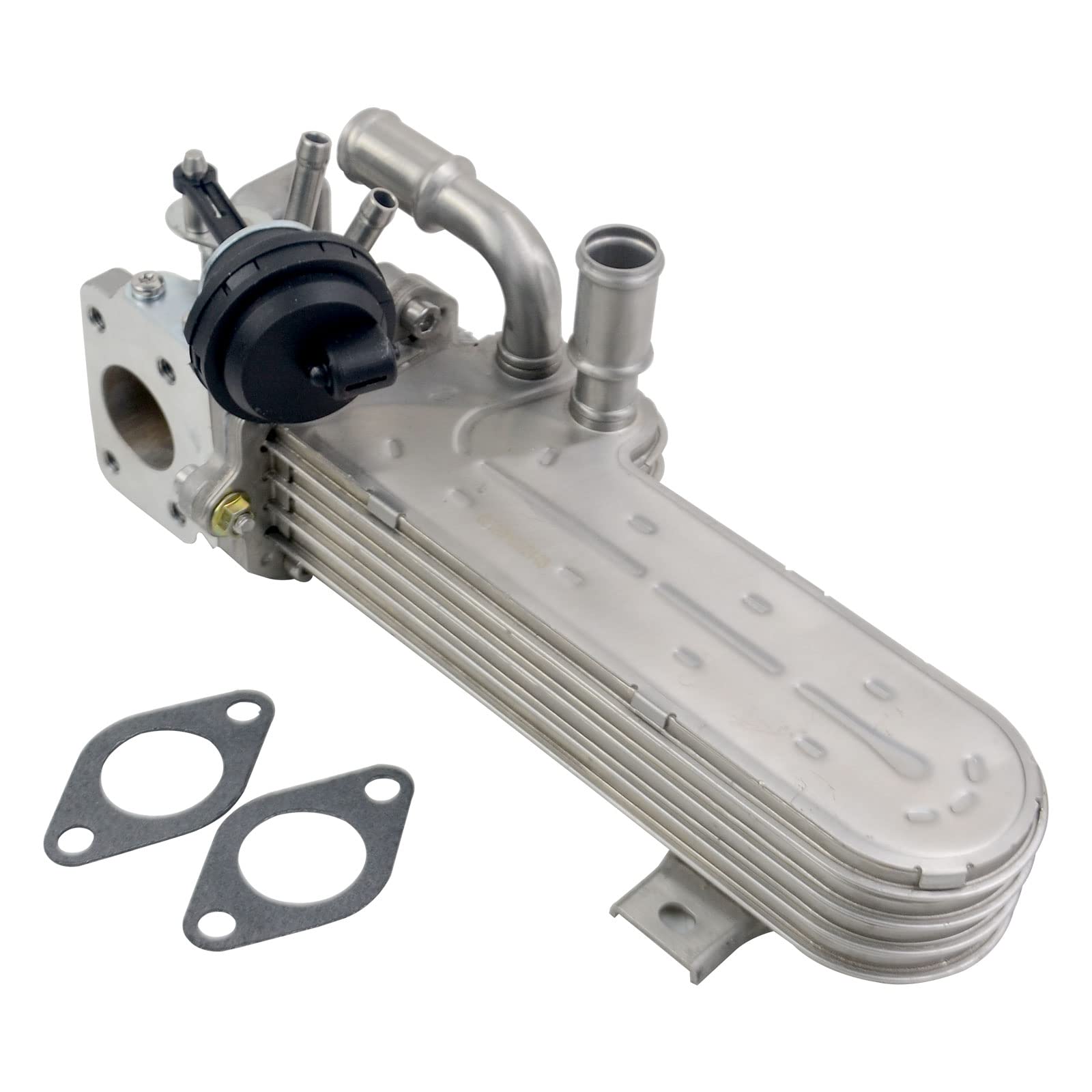 AGR Kühler mit Dichtungen 03G131512L Kompatibel mit Aud1 Se-at Sk0da V-W 2.0 TDI 03G131513J 03G131513D AGR-Ventil Abgasrückführung