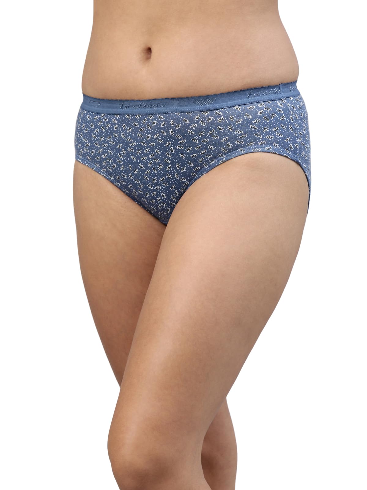 VIP Feelings - Calzones hípster elásticos para mujer, de algodón, estampados, varios colores lisos