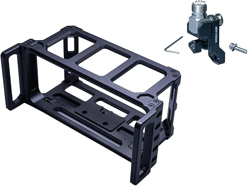 1 Unidades WINDCAMP ARK-705 Escudo+RC-2 Soporte de liberación rápida para IC-705 jaula de transporte para IC-705