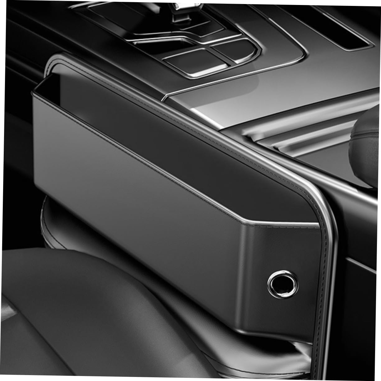 TOPBATHY Caja De Almacenamiento Del Asiento Para Coche Organizador De Huecos De Asientos Almacenamiento Color Negro Material Resistente Para El Orden Tu Vehículo