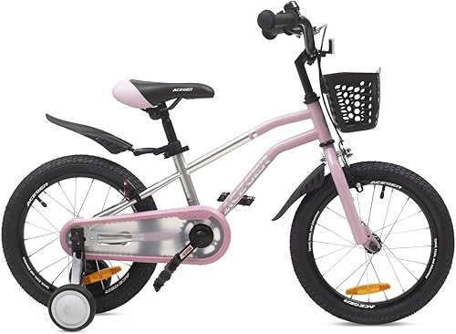 Miniatura 2 de ACEGER Bicicleta para niños de 2 a 10 años, estilo BMX, para niños y niñas de 2 a 10 años, bicicleta para niños de 12, 14 y 16 pulgadas, con ruedas