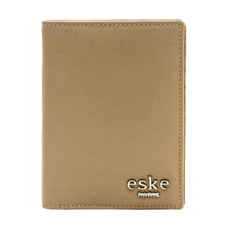 eske Mabel Genuine Leather Unisex Passport Case - 7 Card Holders