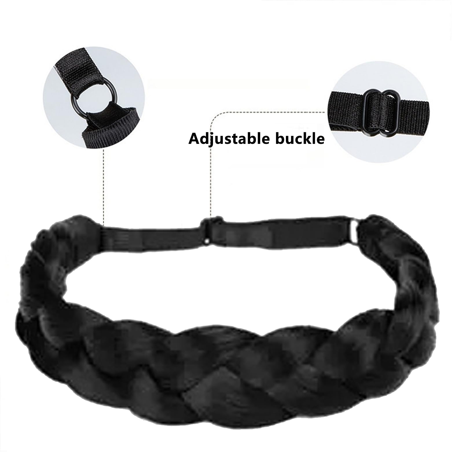 Premium Material: The synthetic hair braid is made of synthetic fibres material, which is heat-resistant and wear-resistant - Image 3