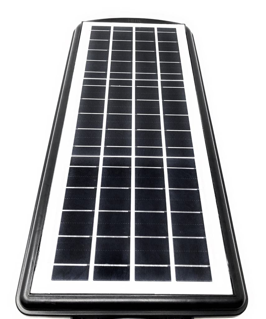 TEMPO DI SALDI Lampione Solare Led Esterno 90 W in Alluminio 63x25x7 cm con Telecomando e Sensore Crepuscolare - Faro Led Esterno con Pannello Solare Integrato impermeabile IP65 - Lampione da Giardino
