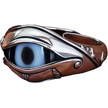 YUVITA Evil Eye Ring, Silver Eyeball Ring, Gothic Protection Rings for Men Women, Punk Jewelry Accessories