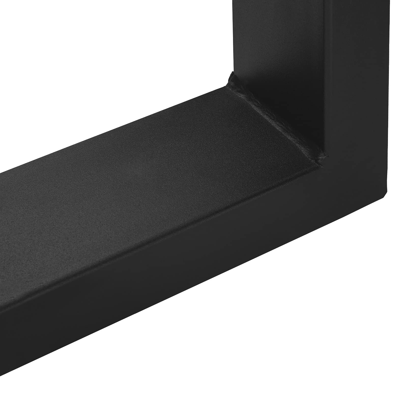 1 paio Basi di Tavolo TAB Acciaionero opaco Profile 80 x 40 mm Altezza 720 mm Profondità 600 mm Pattini di Tavolo Design Industriale Basamento di Pattini di SO-TECH®