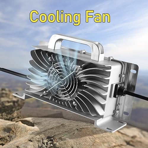 Miniatura 6 de Abakoo Cargador de batería de 36 V 15 A para carrito de golf EZGO EZ-GO TXT 96-Up, con enchufe en D estilo Powerwise, impermeable IP67